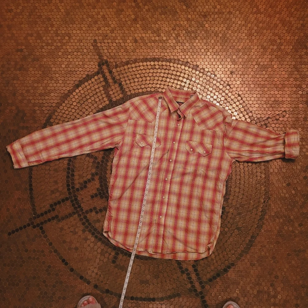 Large Cow boy button up shirt. - Picture 7 of 7